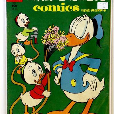 Walt Disney Comics and Stories #188 circa 1956 Dell Comics Fine Comic Book