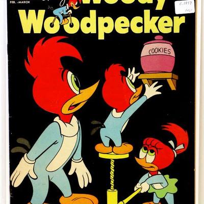 circa 1957 Woody Woodpecker Walter Lanz Comic Book Dell Comics