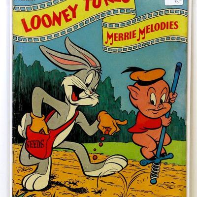 c. 1957 LOONEY TUNES Merrie Melodies Silver Age Comic Book 04/1957 Dell Comics