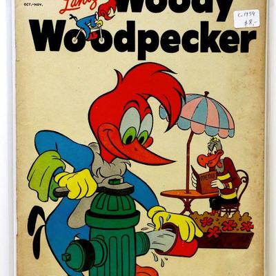 circa 1954 Woody Woodpecker Walter Lanz Comic Book Dell Comics