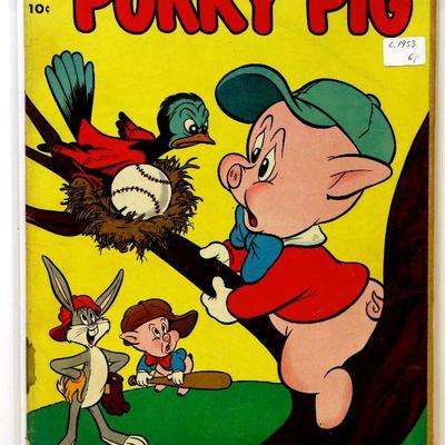 PORKY PIG #29 circa 1953 Comic Book Dell Comics