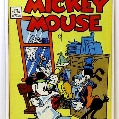 Walt Disney's Mickey Mouse #222 Comic Book January 1987 Gladstone Comics