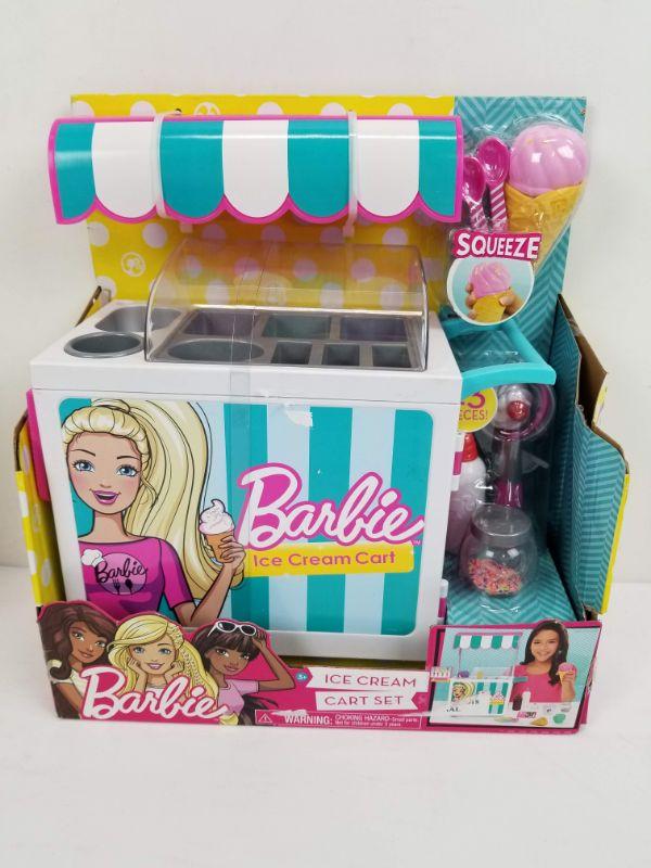 barbie ice cream cart set