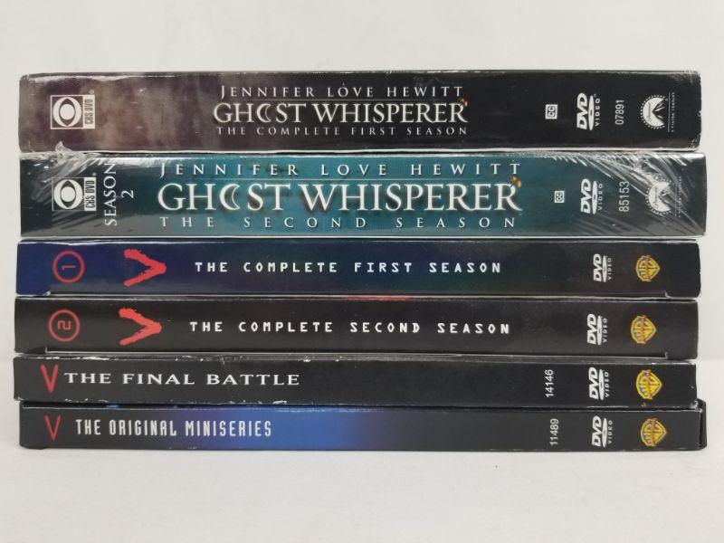 TV Series on DVD: Ghost Whisperer S1 & S2, V Complete Series - Preowned |  EstateSales.org