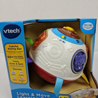 vtech light and move learning ball