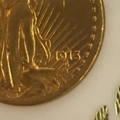 Lot 75 - 1913-S St. Gaudens $20 Gold Coin