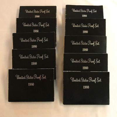 Lot 19 - 1980 SBA Souvenir and Mint and Proof Sets