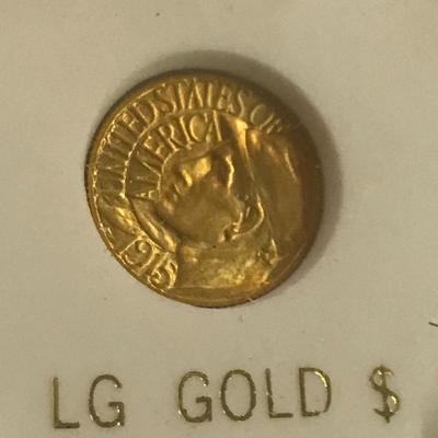 Lot 78 - 1915-S PanPac $1 Gold Coin