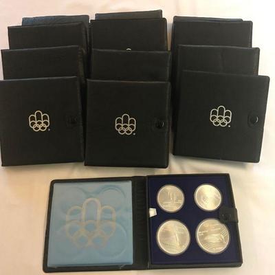 Lot 64 - 1976 Montreal Olympic Commemorative Sterling Mint Coin Sets