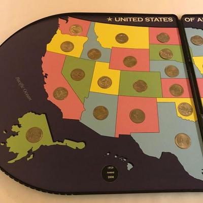 Lot 114 - State Quarter Map Set