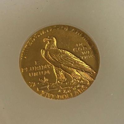 Lot 81 - 1910 $5 Indian Gold Coin