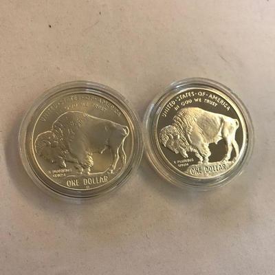 Lot 60 - Rare 2001 American Buffalo 2-Coin Set