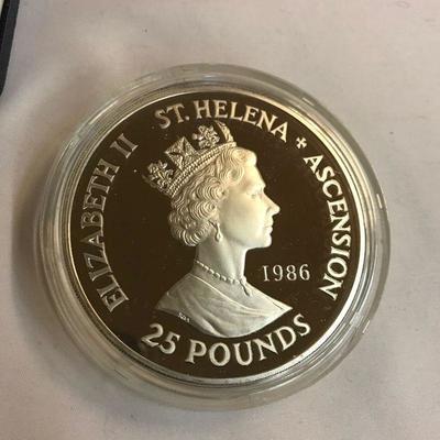 Lot 121 - Solid Silver Napoleon Commemorative Proof Twenty-Five Pounds