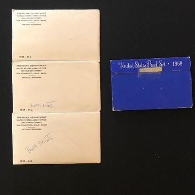 Lot 5 - 1969 Mint and Proof Sets