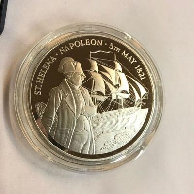 Lot 121 - Solid Silver Napoleon Commemorative Proof Twenty-Five Pounds