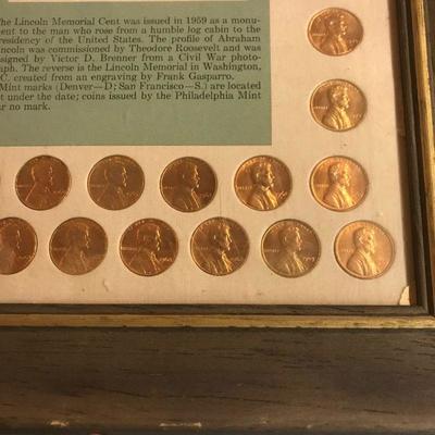 Lot 112 - Four Framed Misc US Coins