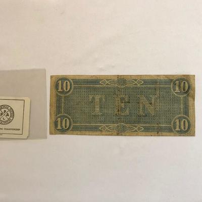 Lot 109 - Confederate and National Currency / Bonds