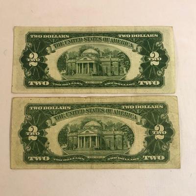 Lot 107 - $2 Bills from 1928 to 1963