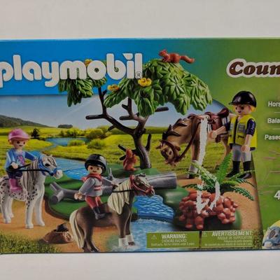 playmobil country horseback ride