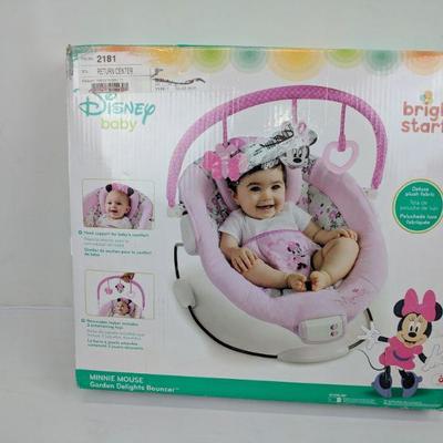 disney baby minnie mouse garden delights bouncer