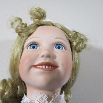 Julie Krueger  Porcelain Nursery Rhyme  Doll 1980's  
