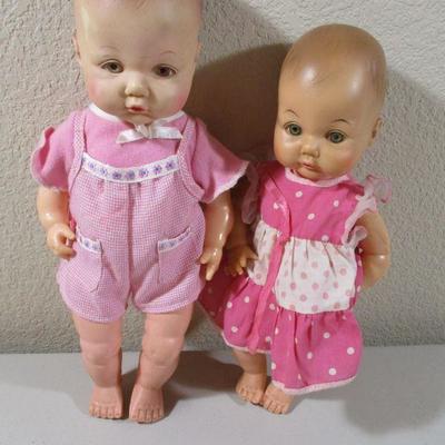 Lot of two EEgee Baby Dolls 10-13" Fixer Uppers 