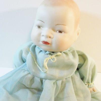 Vintage Artist Made Gracie Putman Doll Porcelain and cloth 13