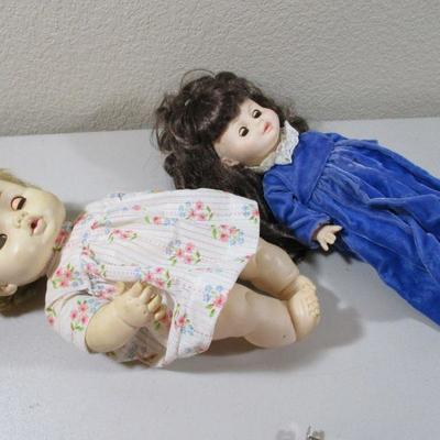 Lot of Two Effanbee and Royal House Dolls  Fixer Uppers 