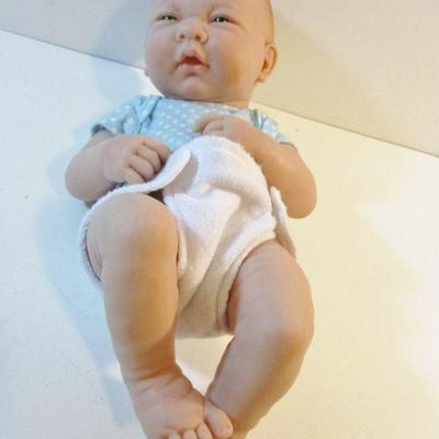 Vintage New Born Berenger Boy Baby Doll 13 1/2 
