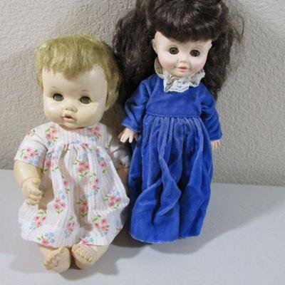 Lot of Two Effanbee and Royal House Dolls  Fixer Uppers 