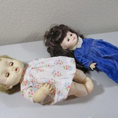 Lot of Two Effanbee and Royal House Dolls  Fixer Uppers 