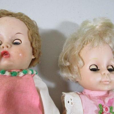 Vintage Lot of 2 Playmate Dolls for fixer Upper 6-8