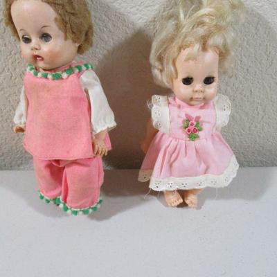 Vintage Lot of 2 Playmate Dolls for fixer Upper 6-8