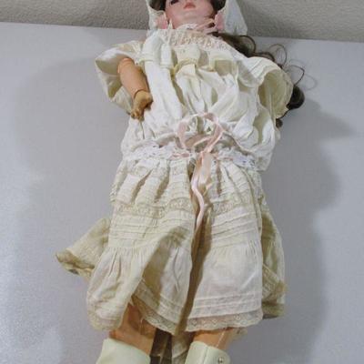 Antique German 1900's Doll Big Glass Eyes # 169 Mold 24