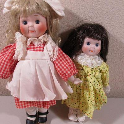 Vintage Lot of Two Googley eyedArtist Dolls