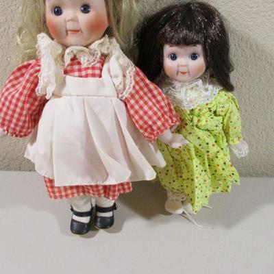 Vintage Lot of Two Googley eyedArtist Dolls