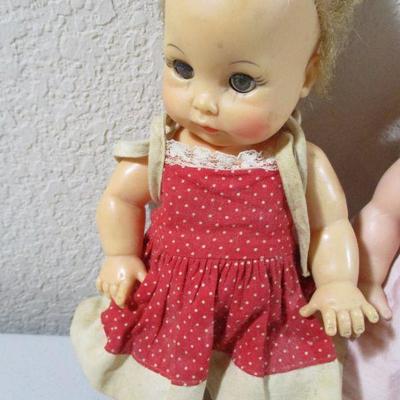 Lot of 4 Baby Dolls CIRCA 50's -70's 