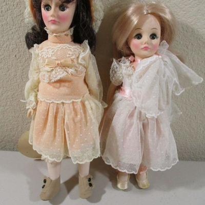 Lot of Two Effanbee  Dolls Abigail and Ballerina Doll 11-13"