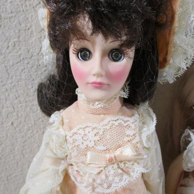Lot of Two Effanbee  Dolls Abigail and Ballerina Doll 11-13"