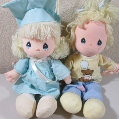 Vintage Lot of 2 Cloth Applause  Dolls 