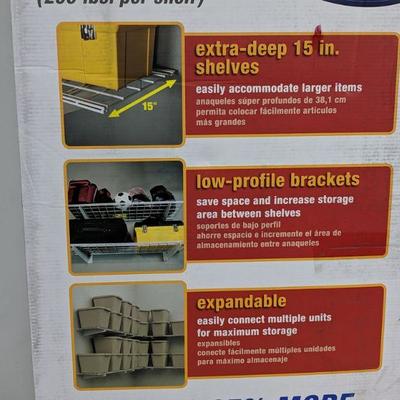 Wall Storage System, 2 Shelfs, 45