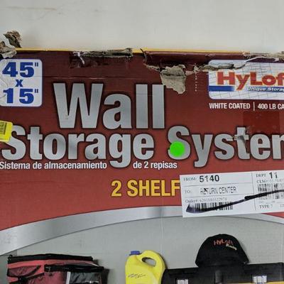 Wall Storage System, 2 Shelfs, 45