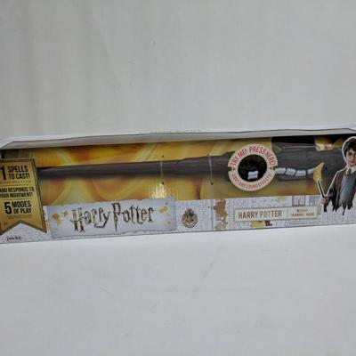 Harry Potter Wizard Training Wand, Interactive Want, 11 Spells to Cast - New