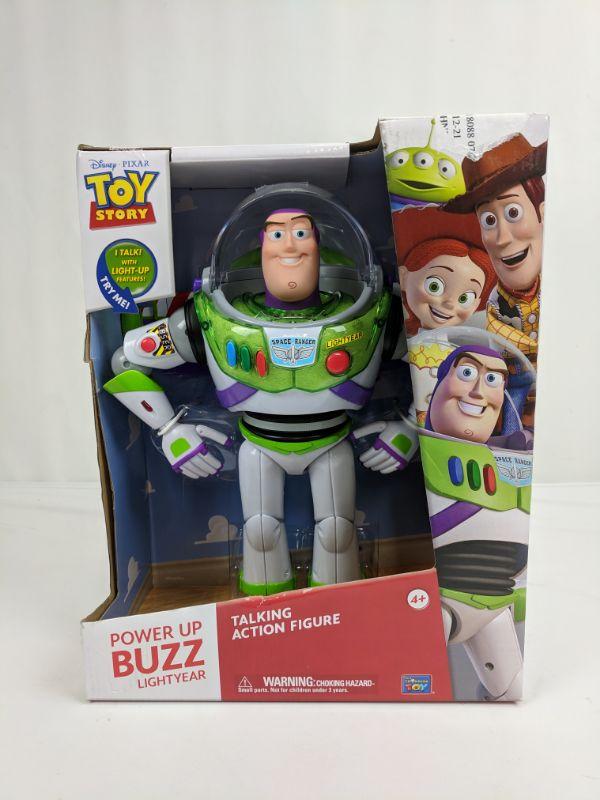 Power Up Buzz Lightyear, Talking Action Figure, Toy Story, Disney - New ...