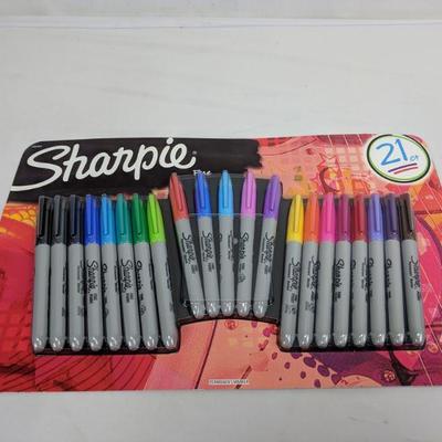 Sharpie 21 Ct. Permanent Markers - New