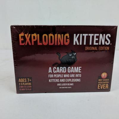 Exploding Kittens, Original Edition, A Card Game, Ages 7+, 2-5 Players - New