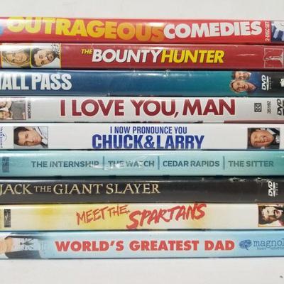 9 Comedy DVDs: 6 Outrageous Comedies -to- World's Greatest Dad