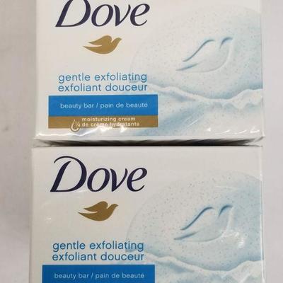 Dove Gentle Exfoliating Beauty Bars (Qty 8) - New