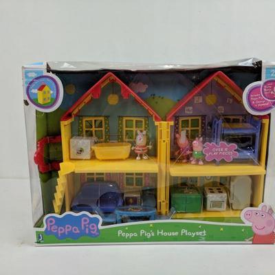 Peppa Pig's House Playset, Box Damaged - New