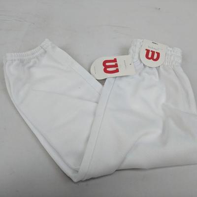 Boys Size Small Youth White Baseball Pants, Wilson - New